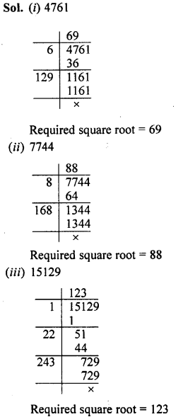 Selina Concise Mathematics Class 8 ICSE Solutions Chapter 3 Squares and Square Roots image -23
