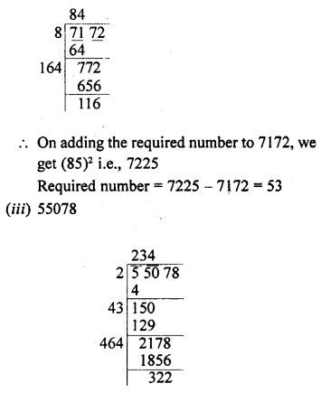 Selina Concise Mathematics Class 8 ICSE Solutions Chapter 3 Squares and Square Roots image -36
