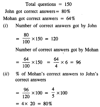 Selina Concise Mathematics Class 8 ICSE Solutions Chapter 7 Percent and Percentage image - 20