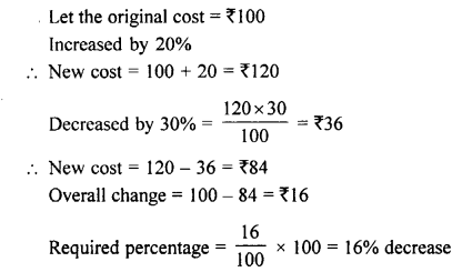 Selina Concise Mathematics Class 8 ICSE Solutions Chapter 7 Percent and Percentage image - 23