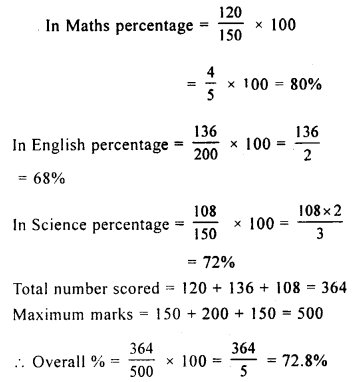 Selina Concise Mathematics Class 8 ICSE Solutions Chapter 7 Percent and Percentage image - 51