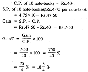 Selina Concise Mathematics Class 8 ICSE Solutions Chapter 8 Profit, Loss and Discount image - 1