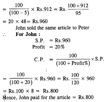 Selina Concise Mathematics Class 8 ICSE Solutions Chapter 8 Profit, Loss and Discount image - 36
