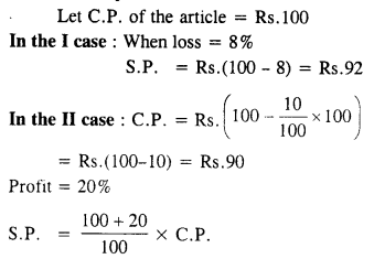 Selina Concise Mathematics Class 8 ICSE Solutions Chapter 8 Profit, Loss and Discount image - 46