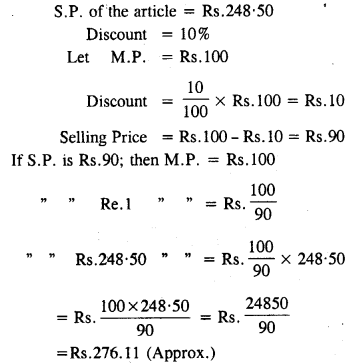 Selina Concise Mathematics Class 8 ICSE Solutions Chapter 8 Profit, Loss and Discount image - 50