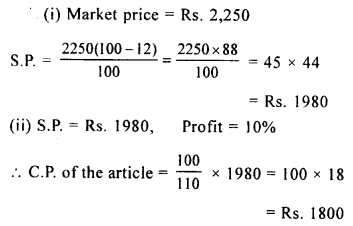 Selina Concise Mathematics Class 8 ICSE Solutions Chapter 8 Profit, Loss and Discount image - 55