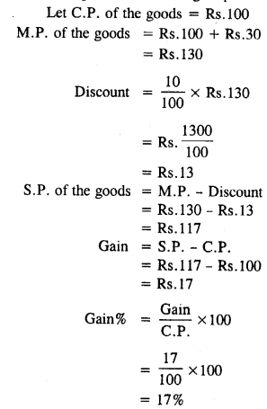Selina Concise Mathematics Class 8 ICSE Solutions Chapter 8 Profit, Loss and Discount image - 57