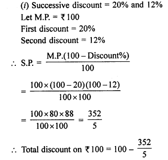 Selina Concise Mathematics Class 8 ICSE Solutions Chapter 8 Profit, Loss and Discount image - 65