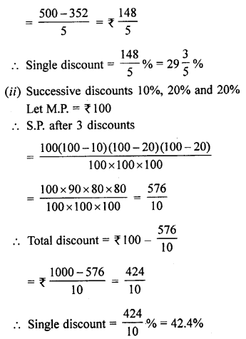 Selina Concise Mathematics Class 8 ICSE Solutions Chapter 8 Profit, Loss and Discount image - 66