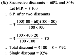 Selina Concise Mathematics Class 8 ICSE Solutions Chapter 8 Profit, Loss and Discount image - 69
