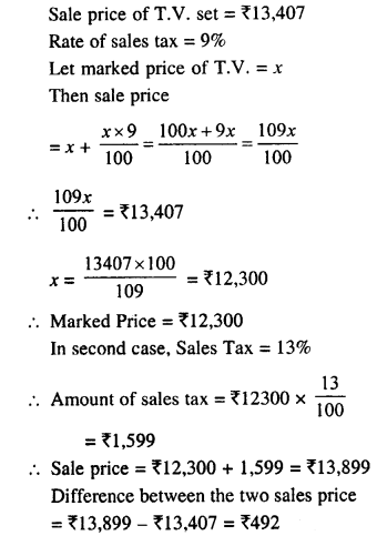 Selina Concise Mathematics Class 8 ICSE Solutions Chapter 8 Profit, Loss and Discount image - 74