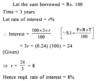 Selina Concise Mathematics Class 8 ICSE Solutions Chapter 9 Simple and Compound Interest image -21
