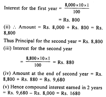 Selina Concise Mathematics Class 8 ICSE Solutions Chapter 9 Simple and Compound Interest image -37