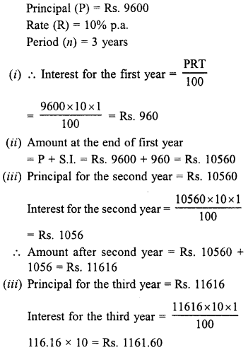Selina Concise Mathematics Class 8 ICSE Solutions Chapter 9 Simple and Compound Interest image -49