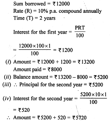 Selina Concise Mathematics Class 8 ICSE Solutions Chapter 9 Simple and Compound Interest image -58