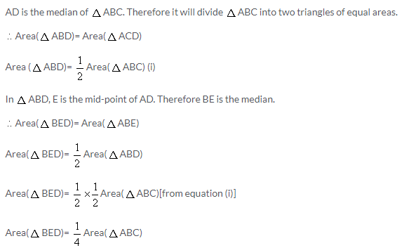 Selina Concise Mathematics Class 9 ICSE Solutions Area Theorems [Proof and Use] image -20