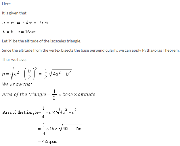 Selina Concise Mathematics Class 9 ICSE Solutions Area and Perimeter of Plane Figures image - 5