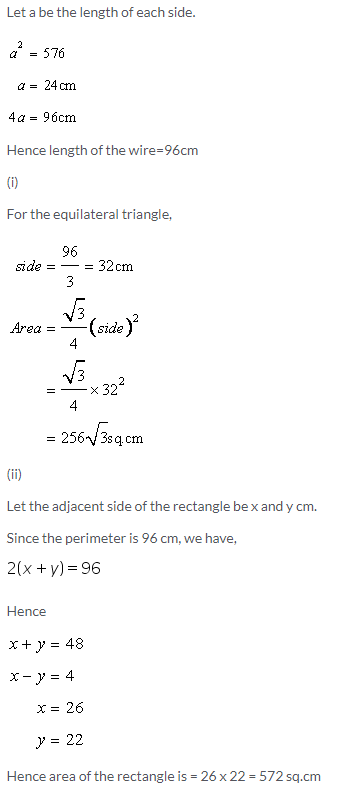 Selina Concise Mathematics Class 9 ICSE Solutions Area and Perimeter of Plane Figures image - 58