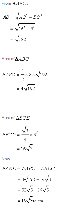 Selina Concise Mathematics Class 9 ICSE Solutions Area and Perimeter of Plane Figures image - 7