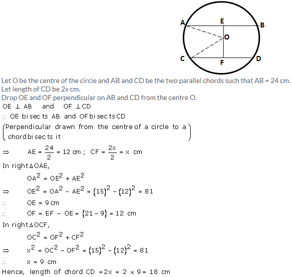 Selina Concise Mathematics Class 9 ICSE Solutions Circle image - 7