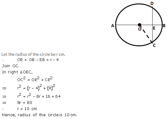 Selina Concise Mathematics Class 9 ICSE Solutions Circle image - 9
