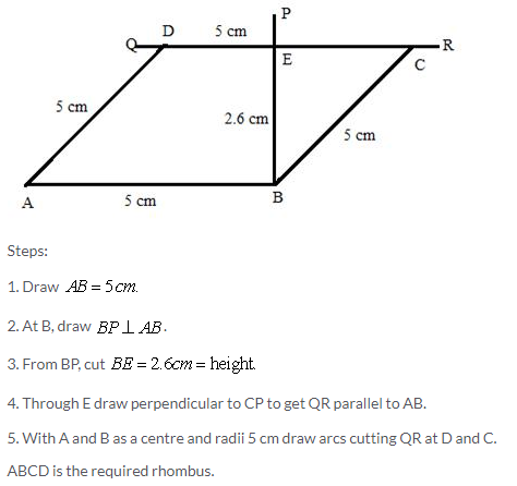 Selina Concise Mathematics Class 9 ICSE Solutions Construction of Polygons image - 26