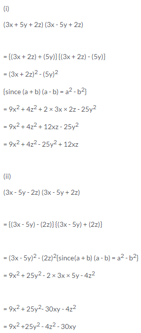 Selina Concise Mathematics Class 9 ICSE Solutions Expansions (Including Substitution) 40