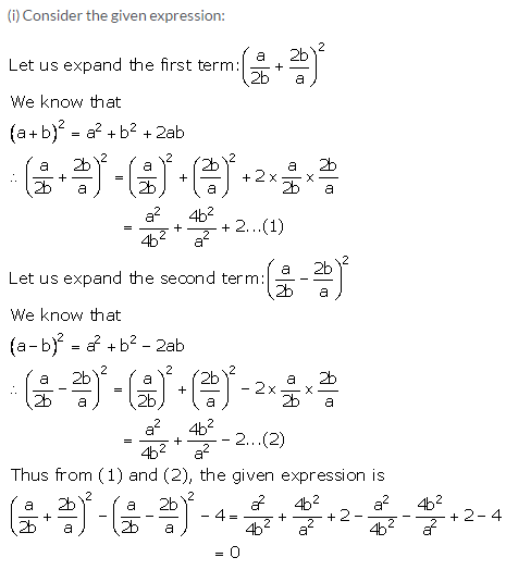 Selina Concise Mathematics Class 9 ICSE Solutions Expansions (Including Substitution) 5