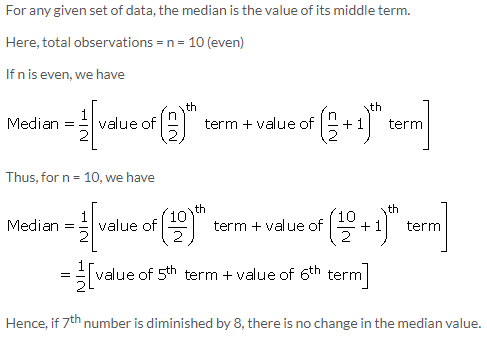 Selina Concise Mathematics Class 9 ICSE Solutions Mean and Median image - 21