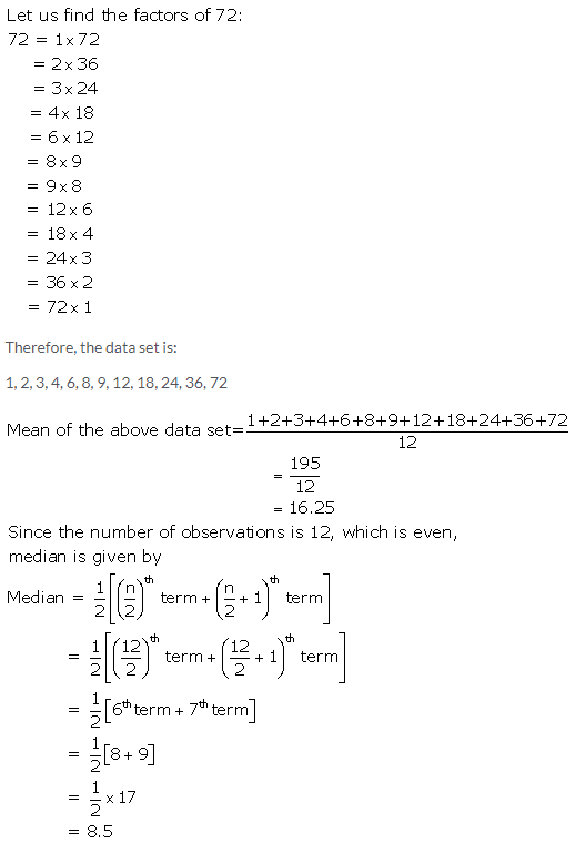 Selina Concise Mathematics Class 9 ICSE Solutions Mean and Median image - 37
