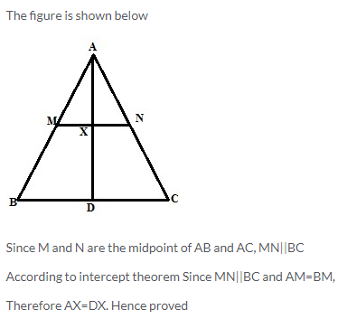 Selina Concise Mathematics Class 9 ICSE Solutions Mid-point and Its Converse [ Including Intercept Theorem] 26