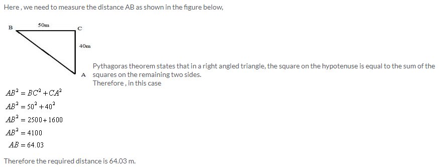 Selina Concise Mathematics Class 9 ICSE Solutions Pythagoras Theorem [Proof and Simple Applications with Converse image - 2