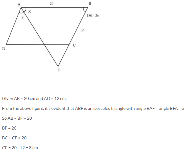 Selina Concise Mathematics Class 9 ICSE Solutions Rectilinear Figures [Quadrilaterals Parallelogram, Rectangle, Rhombus, Square and Trapezium] image - 27