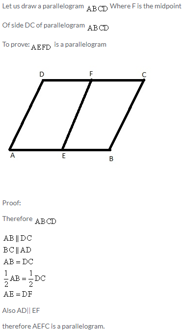 Selina Concise Mathematics Class 9 ICSE Solutions Rectilinear Figures [Quadrilaterals Parallelogram, Rectangle, Rhombus, Square and Trapezium] image - 28