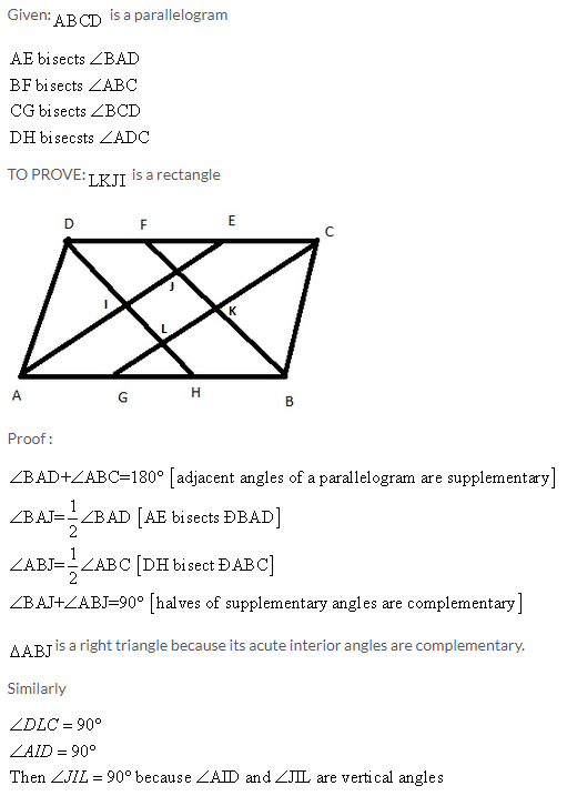 Selina Concise Mathematics Class 9 ICSE Solutions Rectilinear Figures [Quadrilaterals Parallelogram, Rectangle, Rhombus, Square and Trapezium] image - 34