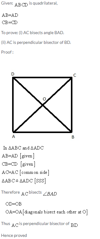 Selina Concise Mathematics Class 9 ICSE Solutions Rectilinear Figures [Quadrilaterals Parallelogram, Rectangle, Rhombus, Square and Trapezium] image - 42