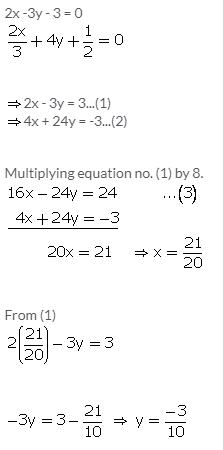 Selina Concise Mathematics Class 9 ICSE Solutions Simultaneous (Linear) Equations (Including Problems) 18