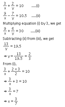 Selina Concise Mathematics Class 9 ICSE Solutions Simultaneous (Linear) Equations (Including Problems) 42