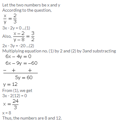 Selina Concise Mathematics Class 9 ICSE Solutions Simultaneous (Linear) Equations (Including Problems) 53