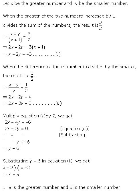 Selina Concise Mathematics Class 9 ICSE Solutions Simultaneous (Linear) Equations (Including Problems) 55
