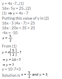 Selina Concise Mathematics Class 9 ICSE Solutions Simultaneous (Linear) Equations (Including Problems) 6