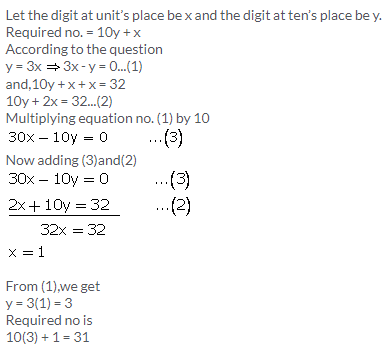 Selina Concise Mathematics Class 9 ICSE Solutions Simultaneous (Linear) Equations (Including Problems) 63