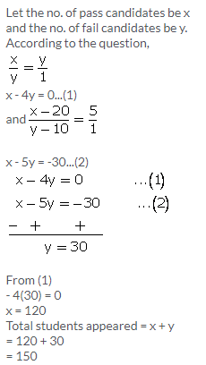 Selina Concise Mathematics Class 9 ICSE Solutions Simultaneous (Linear) Equations (Including Problems) 72