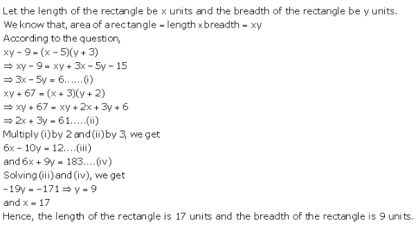 Selina Concise Mathematics Class 9 ICSE Solutions Simultaneous (Linear) Equations (Including Problems) 88