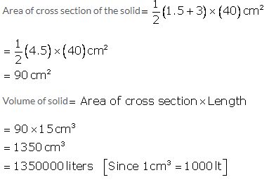 Selina Concise Mathematics Class 9 ICSE Solutions Solids [Surface Area and Volume of 3-D Solids] image - 17
