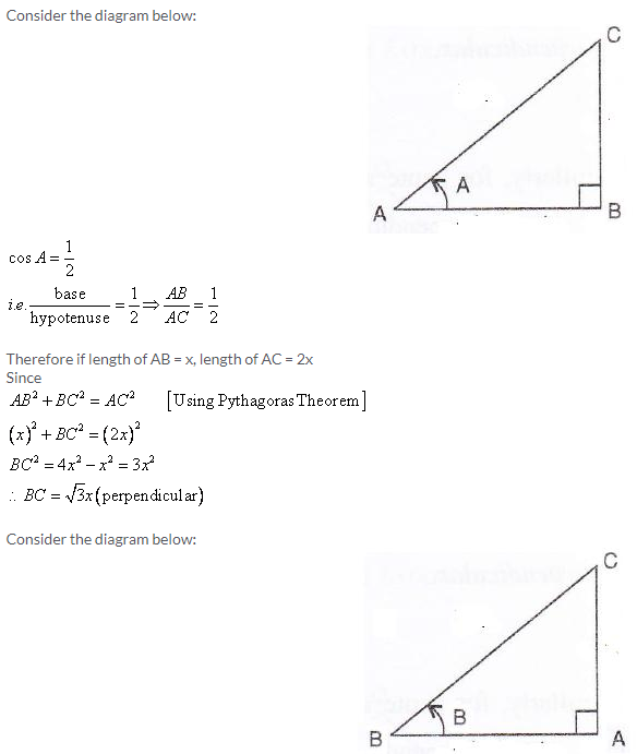 Selina Concise Mathematics Class 9 ICSE Solutions Trigonometrical Ratios image - 24