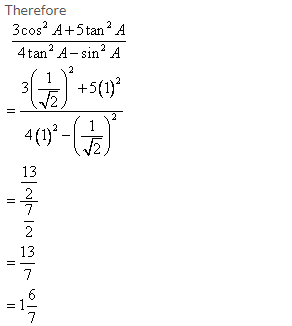 Selina Concise Mathematics Class 9 ICSE Solutions Trigonometrical Ratios image - 33