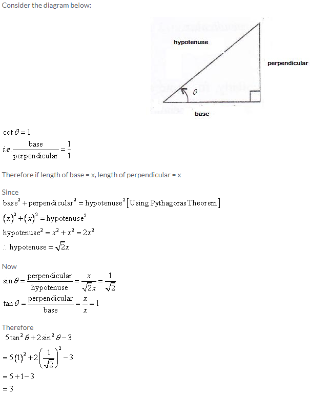 Selina Concise Mathematics Class 9 ICSE Solutions Trigonometrical Ratios image - 34