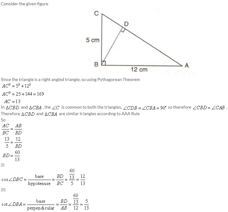 Selina Concise Mathematics Class 9 ICSE Solutions Trigonometrical Ratios image - 40