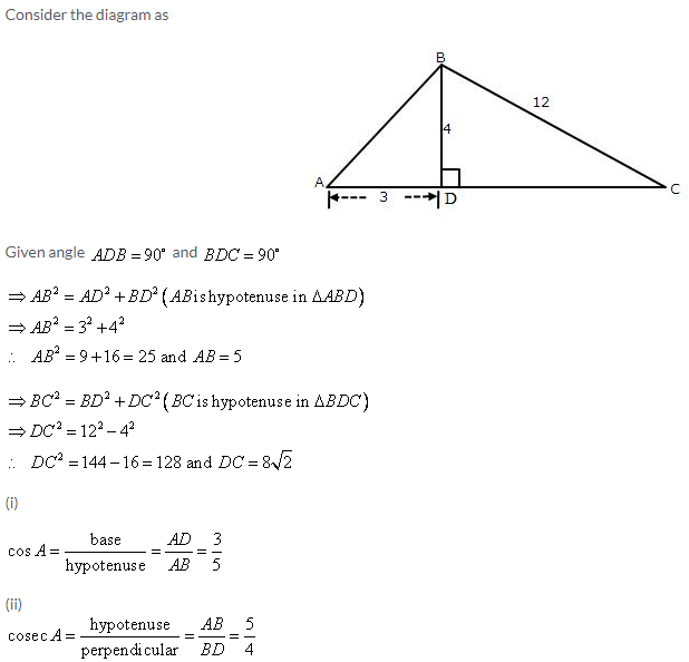 Selina Concise Mathematics Class 9 ICSE Solutions Trigonometrical Ratios image - 5